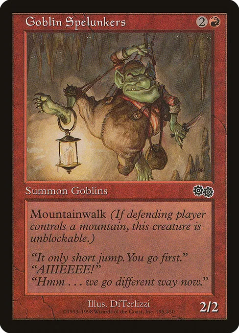 Goblin Spelunkers · Urza's Saga 195/357