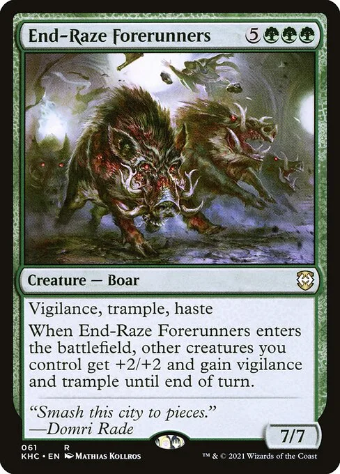 End-Raze Forerunners · Kaldheim Commander 61/119