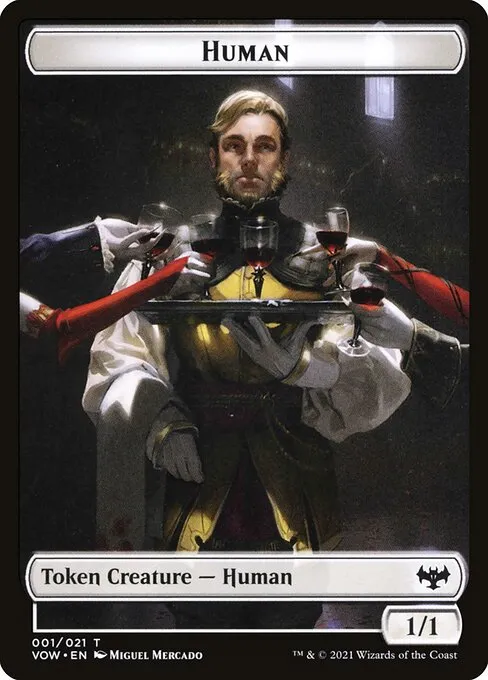 Human · Innistrad: Crimson Vow Tokens 1/21