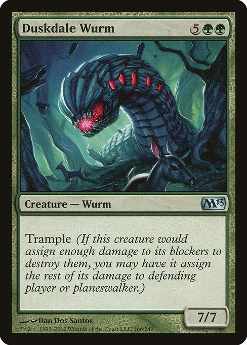 Duskdale Wurm · Magic 2013 166/249