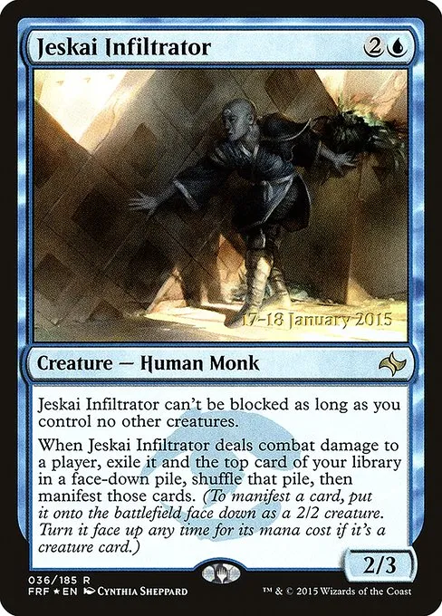Jeskai Infiltrator · Fate Reforged Promos 36s/43