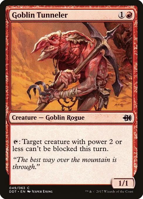Goblin Tunneler · Duel Decks: Merfolk vs. Goblins 49/63