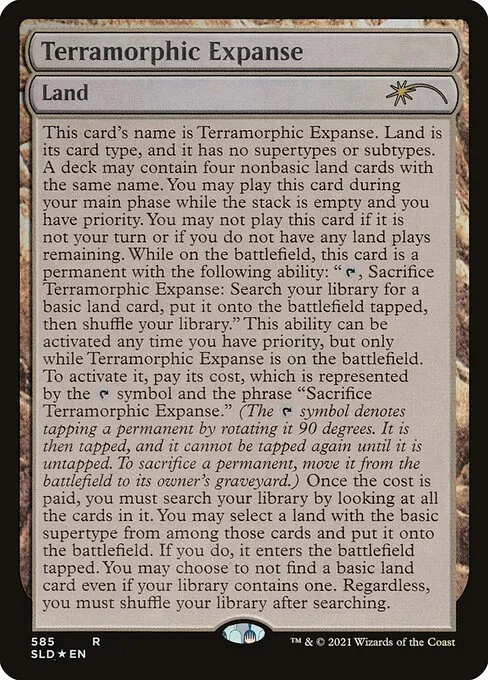 Terramorphic Expanse · Secret Lair Drop 585/2547