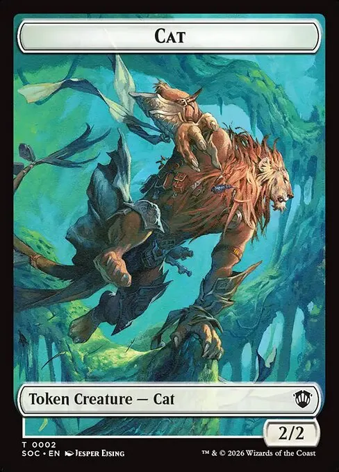 Cat · Secrets of Strixhaven Commander Tokens 2/30