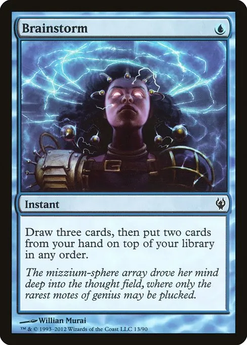 Brainstorm · Duel Decks: Izzet vs. Golgari 13/90
