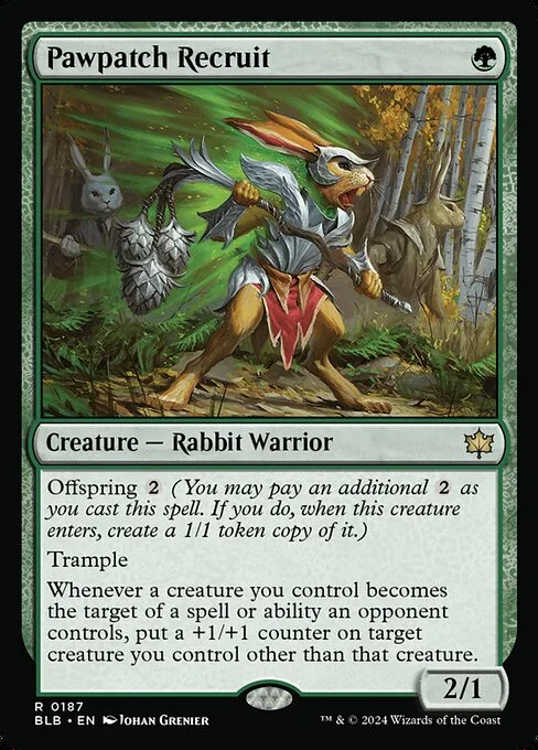 Pawpatch Recruit · Bloomburrow 187/398