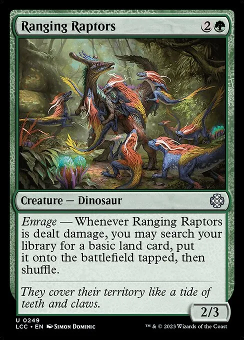 Ranging Raptors · The Lost Caverns of Ixalan Commander 249/370