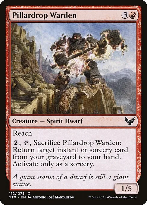 Pillardrop Warden · Strixhaven: School of Mages 112/393