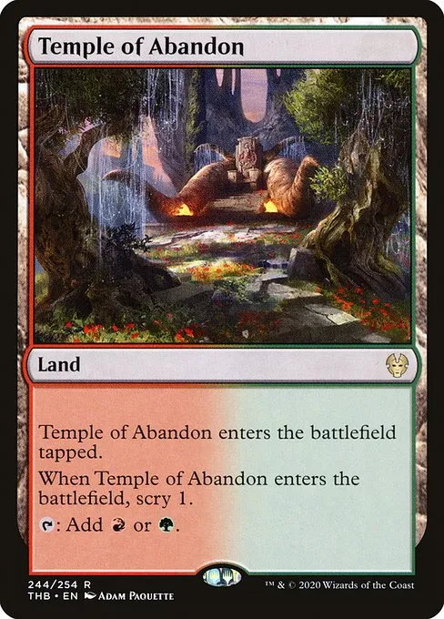 Temple of Abandon · Theros Beyond Death 244/358