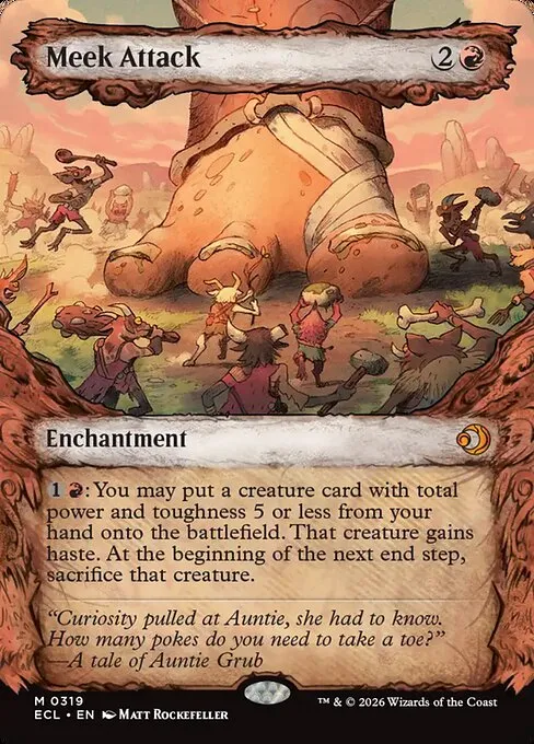 Meek Attack · Lorwyn Eclipsed 319/408
