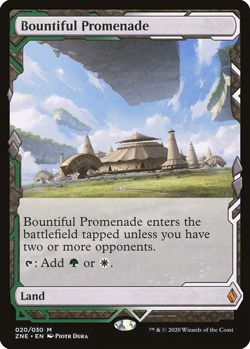 Bountiful Promenade · Zendikar Rising Expeditions 20/30