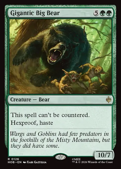 Gigantic Big Bear · The Hobbit 126/39