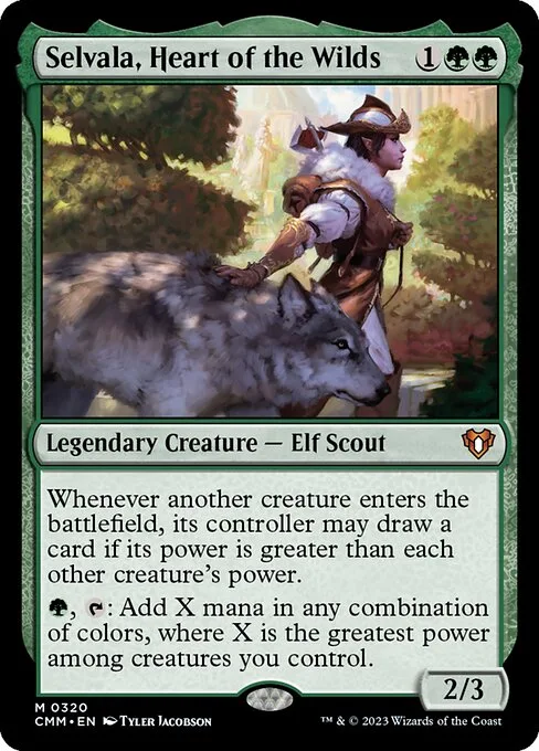 Selvala, Heart of the Wilds · Commander Masters 320/1067