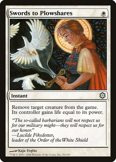 Swords to Plowshares · Coldsnap Theme Decks 54/62