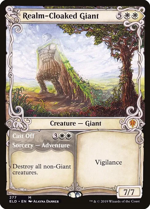 Realm-Cloaked Giant // Cast Off · Throne of Eldraine 277/398