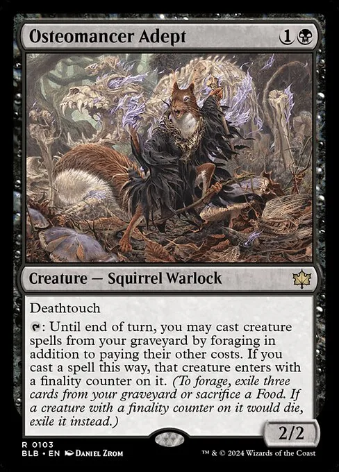Osteomancer Adept · Bloomburrow 103/398