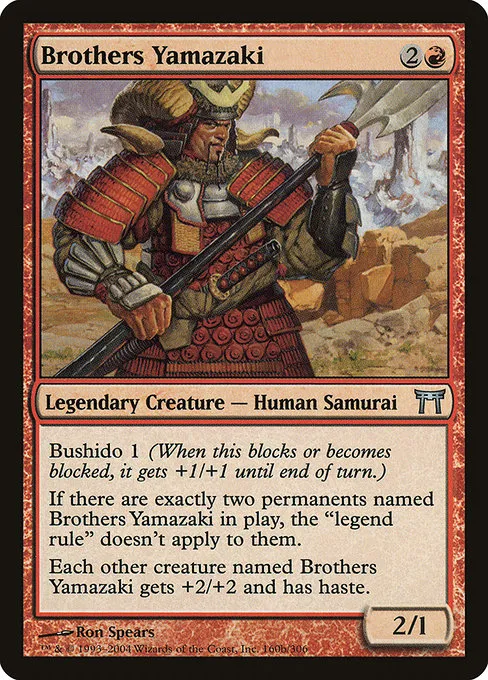 Brothers Yamazaki · Champions of Kamigawa 160b/307