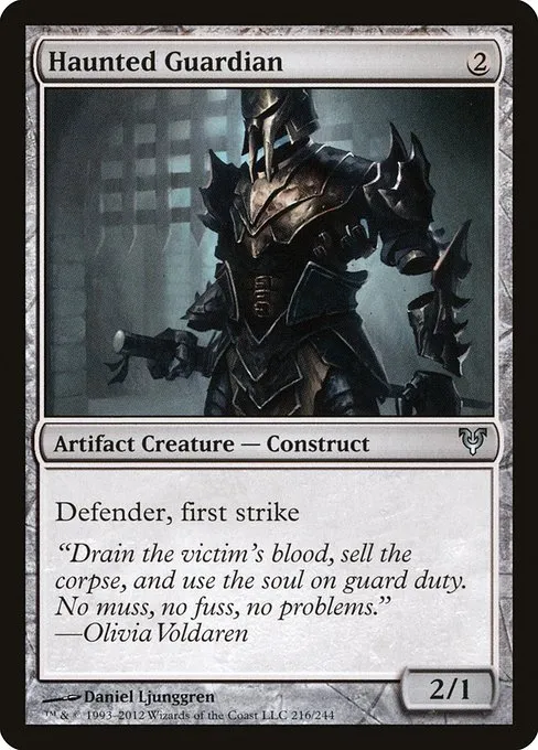 Haunted Guardian · Avacyn Restored 216/244