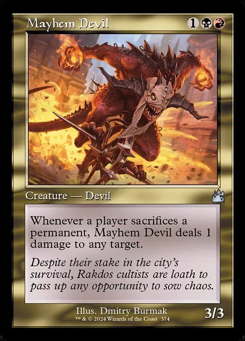 Mayhem Devil · Ravnica Remastered 374/531