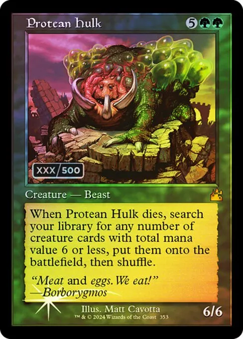 Protean Hulk · Ravnica Remastered 353z/531