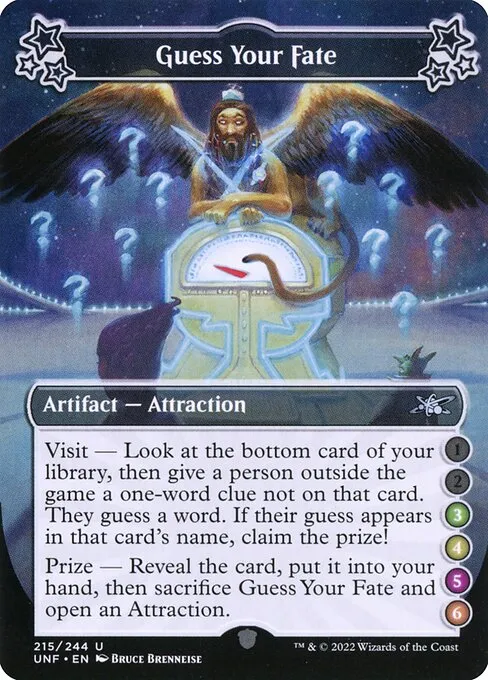 Guess Your Fate · Unfinity 215d/639