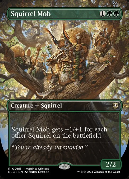 Squirrel Mob · Bloomburrow Commander 85/356