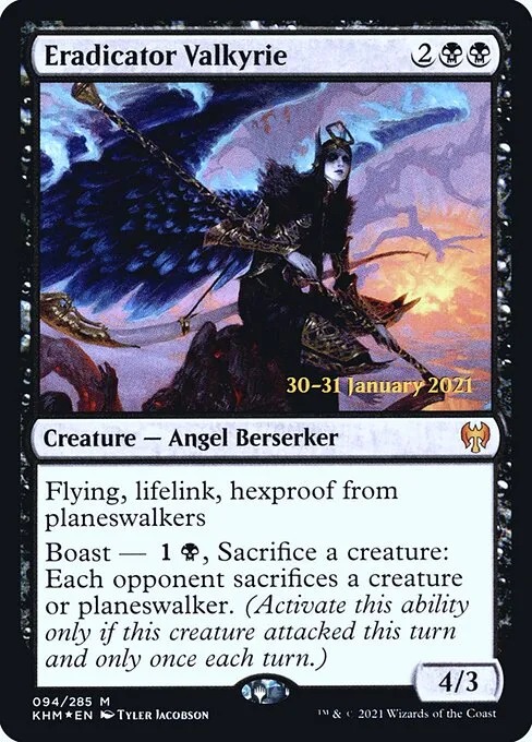 Eradicator Valkyrie · Kaldheim Promos 94s/158