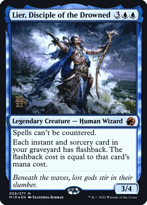 Lier, Disciple of the Drowned · Innistrad: Midnight Hunt Promos 59s/155