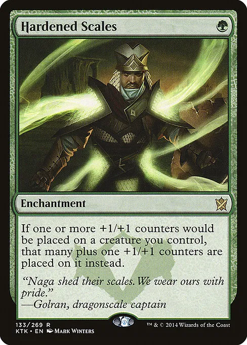 Hardened Scales · Khans of Tarkir 133/293
