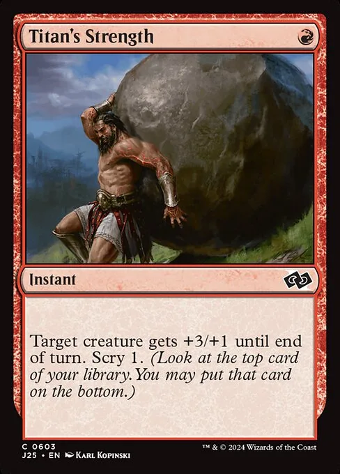 Titan's Strength · Foundations Jumpstart 603/779