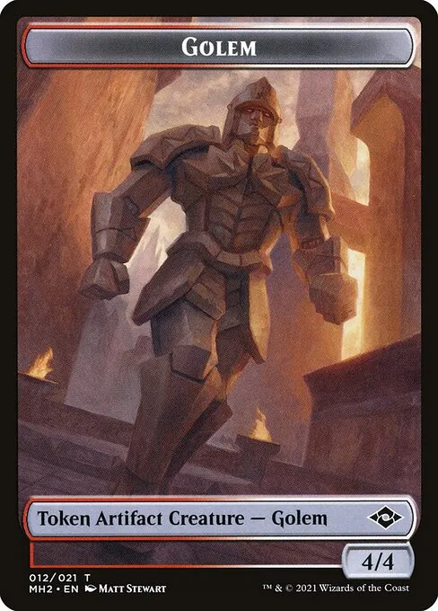 Golem · Modern Horizons 2 Tokens 12/21