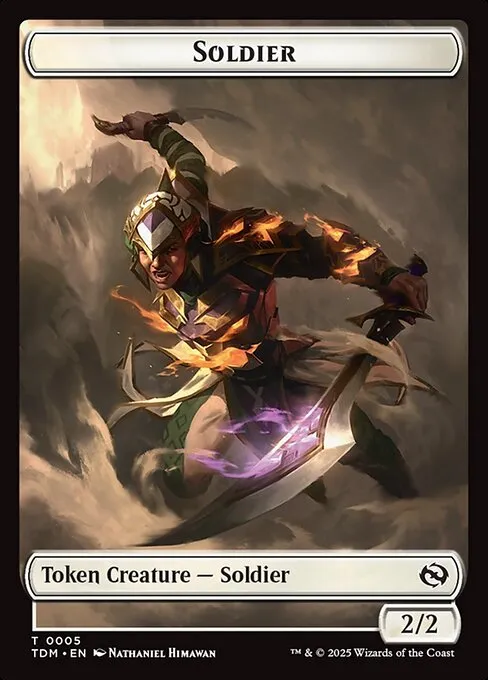Soldier · Tarkir: Dragonstorm Tokens 5/16