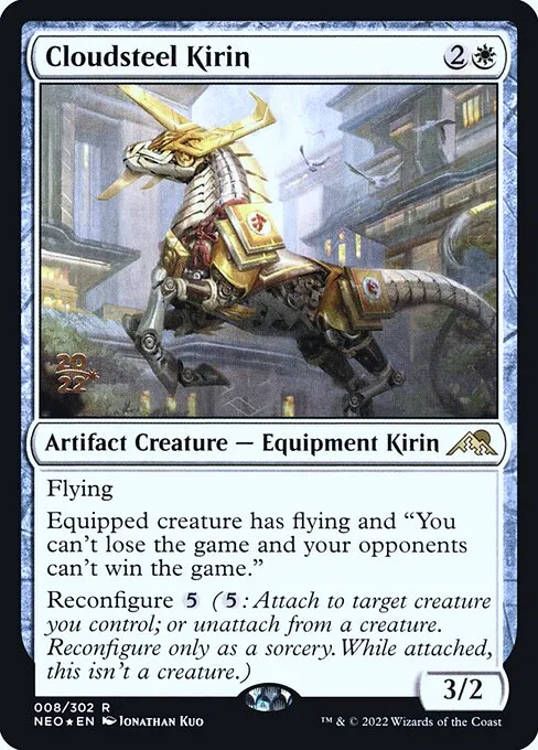 Cloudsteel Kirin · Kamigawa: Neon Dynasty Promos 8s/148