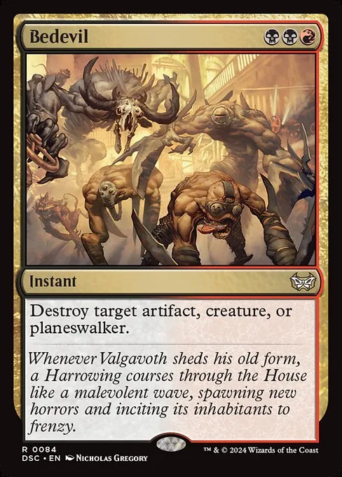 Bedevil · Duskmourn: House of Horror Commander 84/373