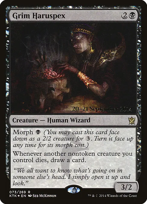 Grim Haruspex · Khans of Tarkir Promos 73s/56