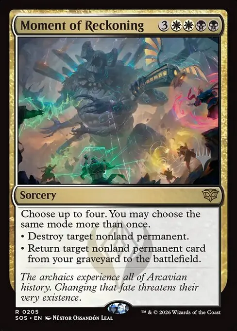 Moment of Reckoning · Secrets of Strixhaven Promos 205p/80