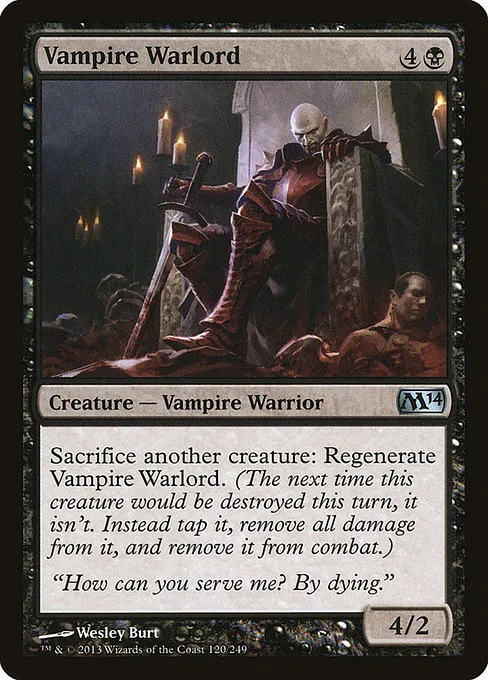 Vampire Warlord · Magic 2014 120/249