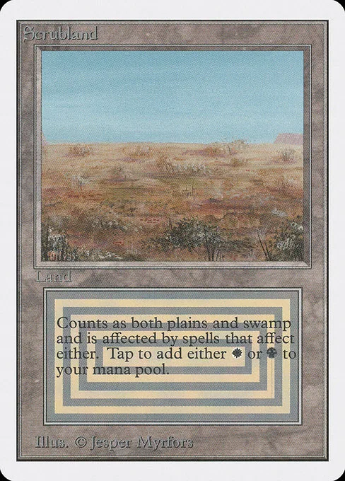 Scrubland · Unlimited Edition 282/302