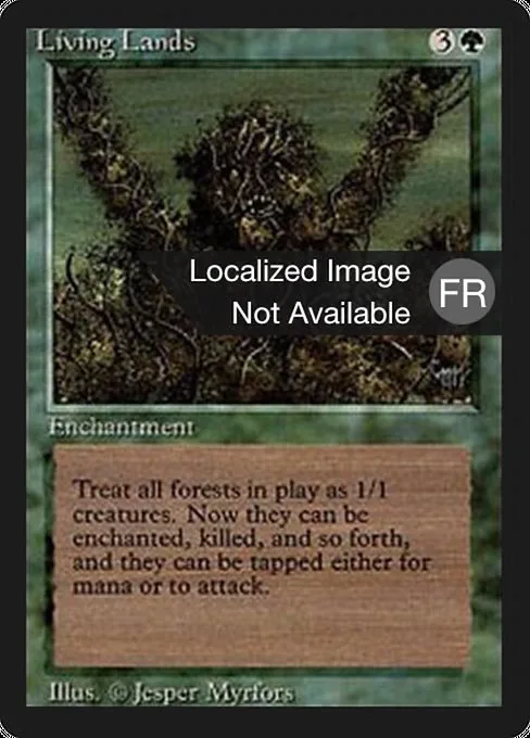 Living Lands · Foreign Black Border 210/307