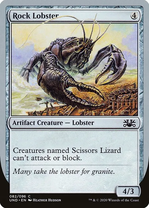 Rock Lobster · Unsanctioned 82/96