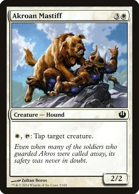 Akroan Mastiff · Journey into Nyx 3/165