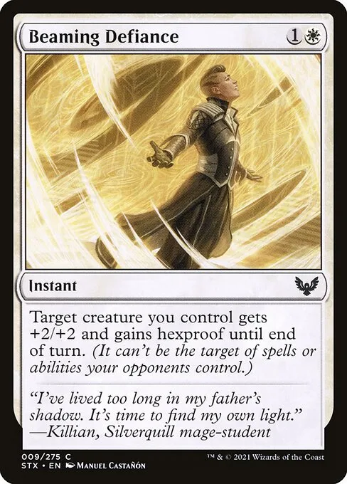 Beaming Defiance · Strixhaven: School of Mages 9/393
