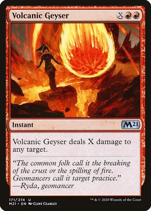 Volcanic Geyser · Core Set 2021 171/397
