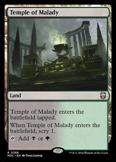 Temple of Malady · Modern Horizons 3 Commander 388/398