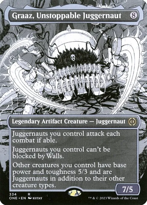 Graaz, Unstoppable Juggernaut · Phyrexia: All Will Be One 334/479