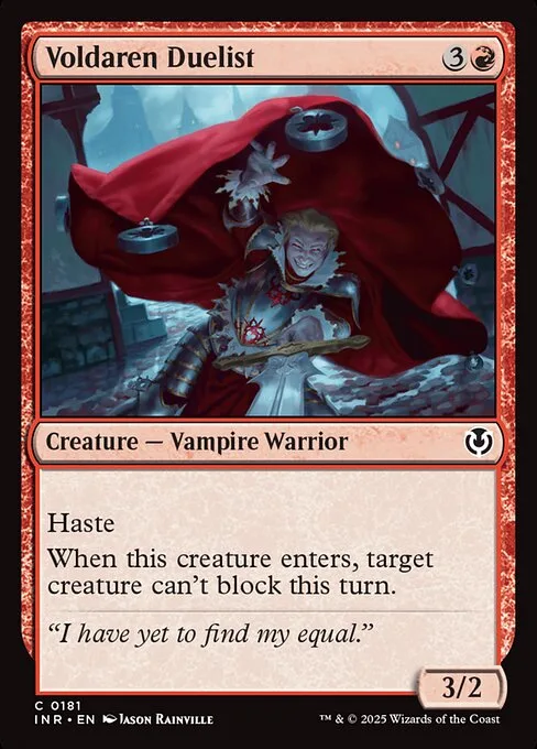 Voldaren Duelist · Innistrad Remastered 181/495