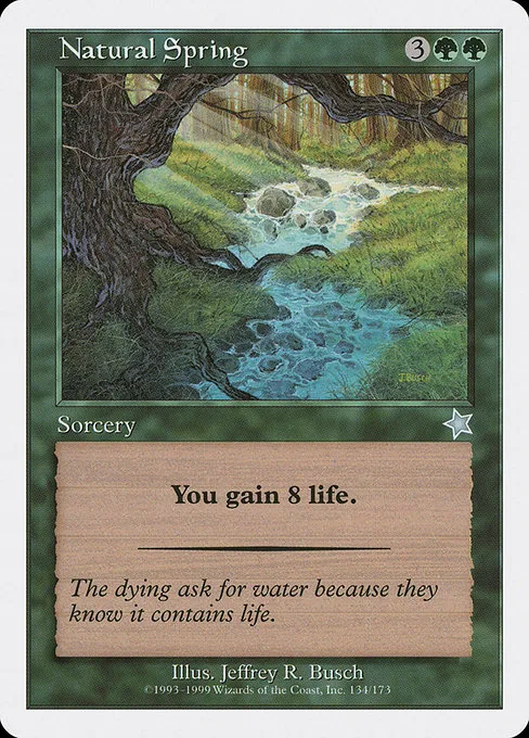 Natural Spring · Starter 1999 134/173