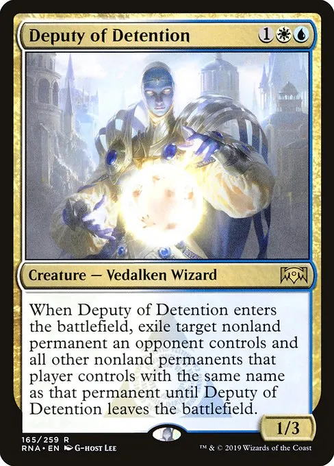 Deputy of Detention · Ravnica Allegiance 165/273