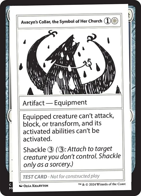 Avacyn's Collar, the Symbol of Her Church · Mystery Booster 2 509/385