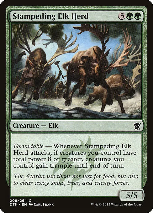 Stampeding Elk Herd · Dragons of Tarkir 208/264